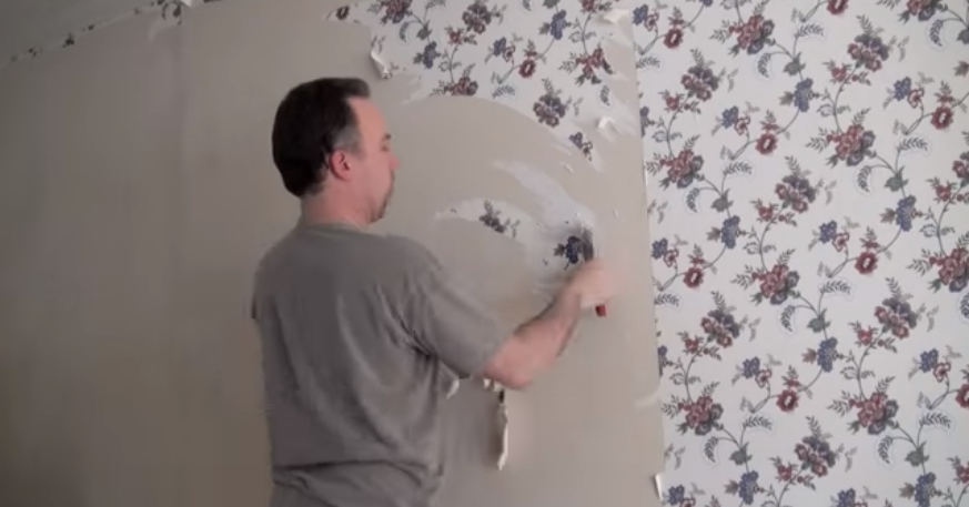 How to remove wall paper easily and quickly... the fun way