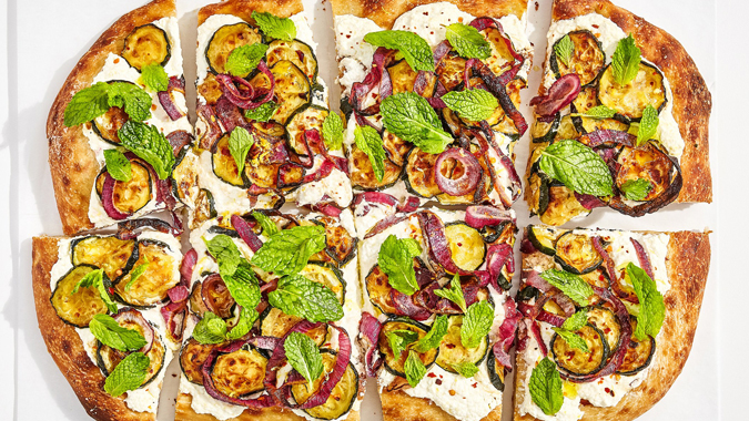 Caramelized Zucchini Flatbread